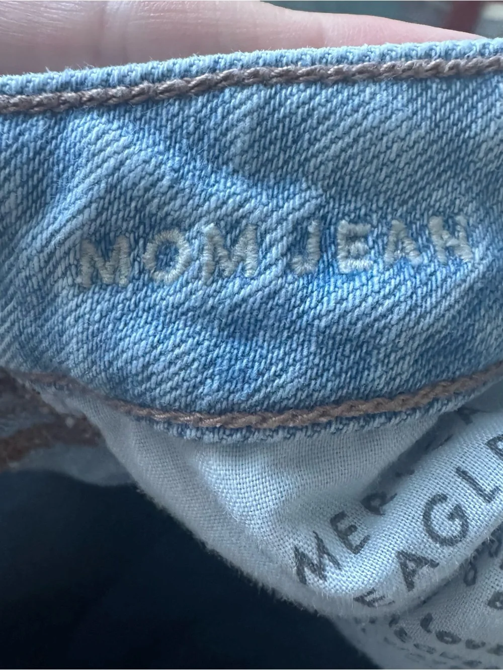 American Eagle Size 4 Lightwash Strigid Mom Jeans